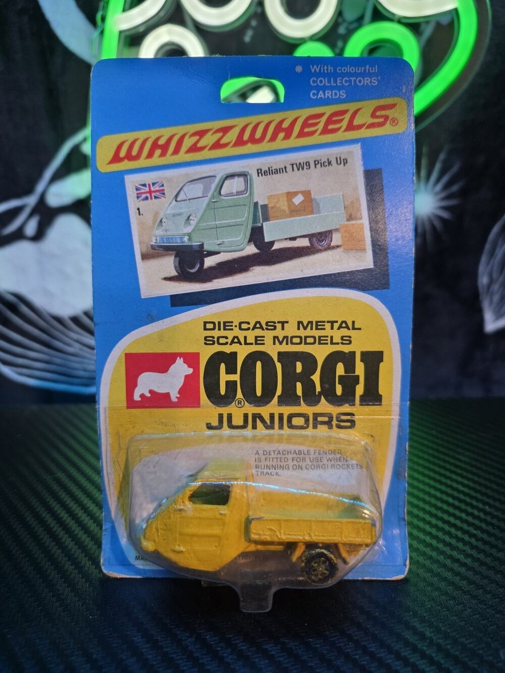Corgi Juniors Whizzwheels Die-Cast Reliant TW9 Pick Up 1970